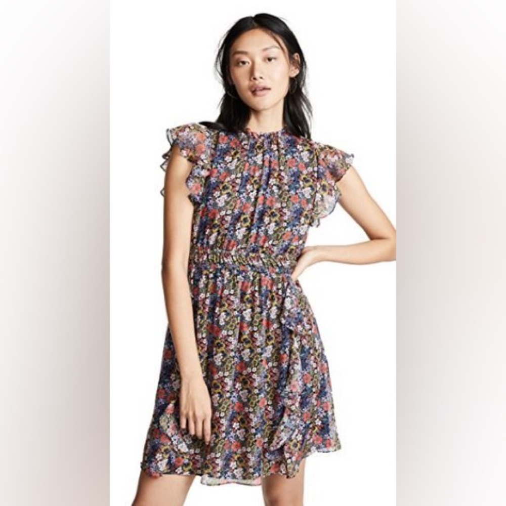 Shoshanna Silk Floral Amore Dress Size 8